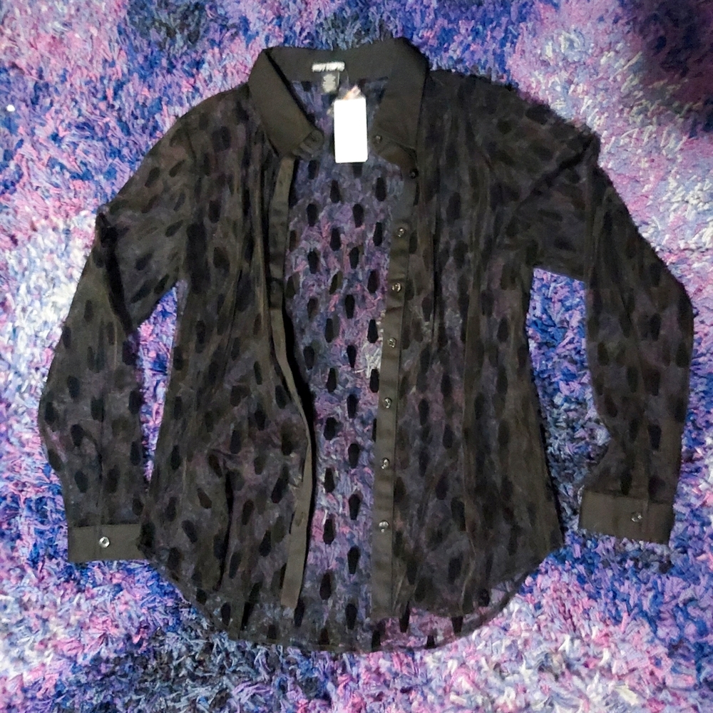 Hot Topic Coffin Blouse